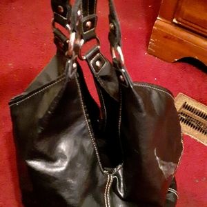 Black handbag
